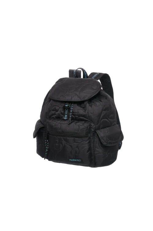 Bolsa Farm Pipoca Lisos Preta