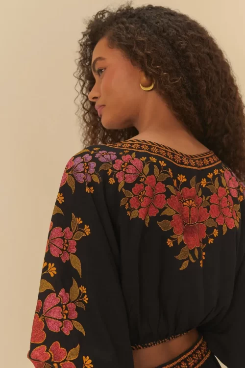Blusa Cropped Estampada Madalena - Image 2