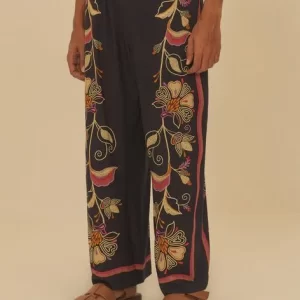 Calça Lenço Estampada Lia