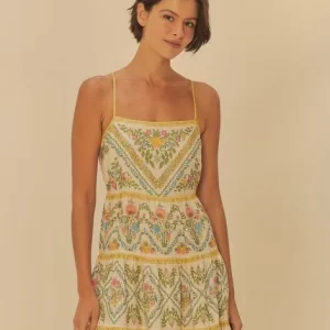 Vestido Curto Estampado Elisa