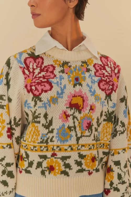 Suéter Tricot Jacquard Estampado Elisa - Image 2