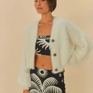 Cardigan Curto Pelinho