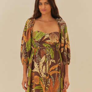 VESTIDO CURTO FLORESTA SKETCH