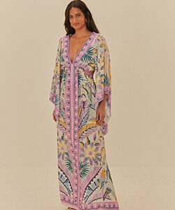 VESTIDO LONGO TAPETE DE TUCANO