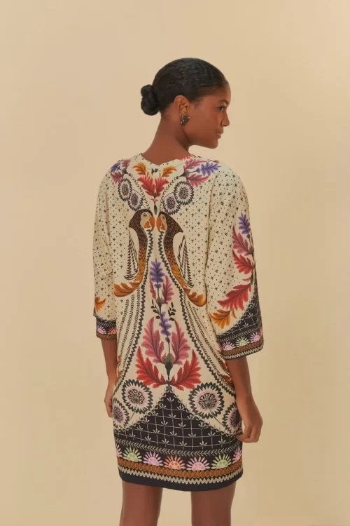 Vestido T-Shirt Estampado Tapete De Arara - Image 3