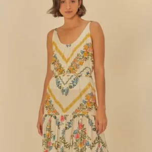 Vestido Cropped Estampado Elisa