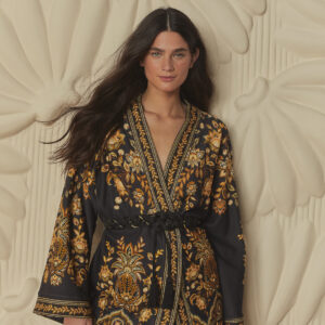 KIMONO MOLETOM FLORA ABACAXI