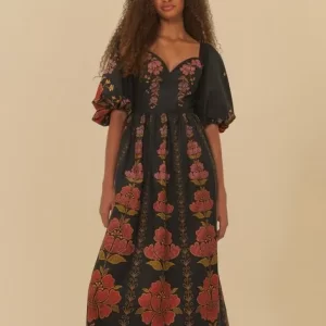 Vestido Cropped Estampado Madalena