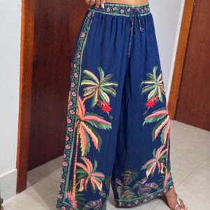 Calça Estampada Encanto Da Natureza