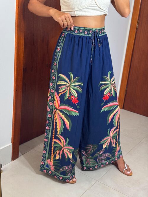 Calça Estampada Encanto Da Natureza