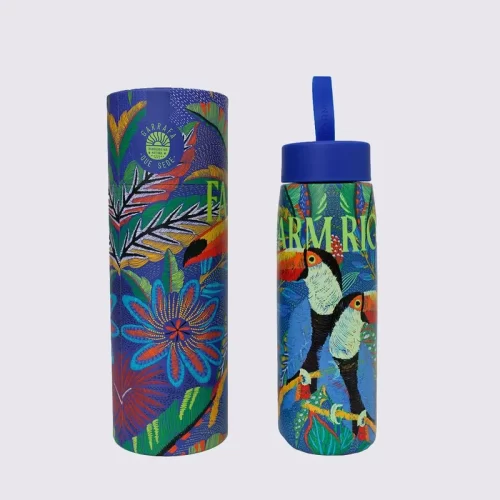 Garrafa Farm Que Sede 750ml Tapete de Tucano
