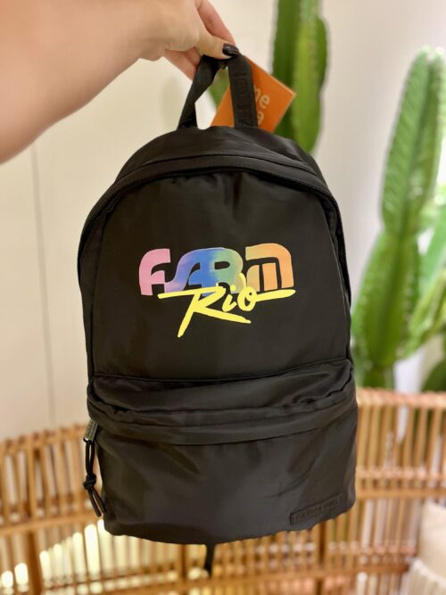 MOCHILA FARM XODO RIO FANTASIA PRETA