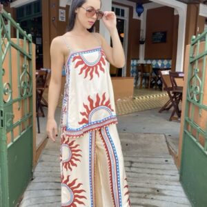 CALÇA PANTALONA LENÇO SOLAR