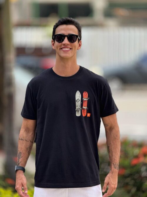 T Shirt Vintage Aspen - preto - Image 2