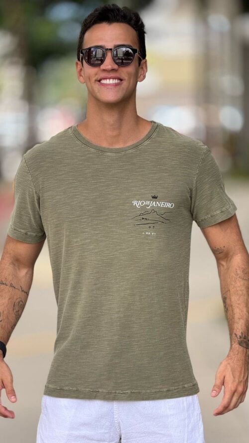 T Shirt Rough Rio - verde leaf