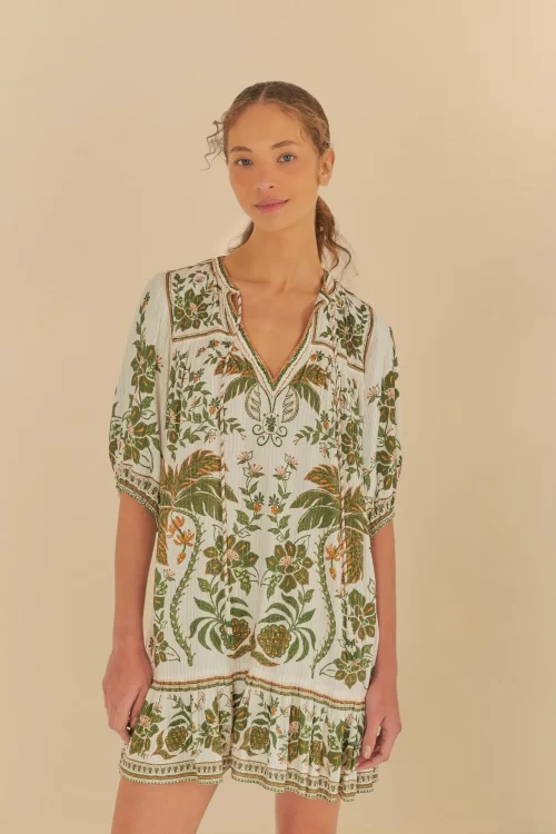 Vestido Curto Estampado Mari