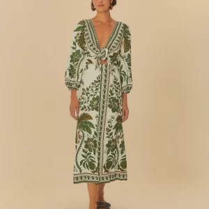 Vestido Cropped Estampado Mari