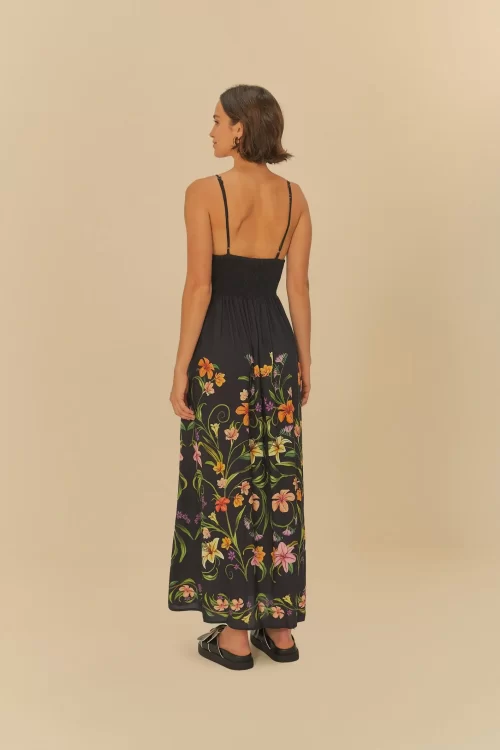 Vestido Longo Estampado Vestida De Flor - Image 4