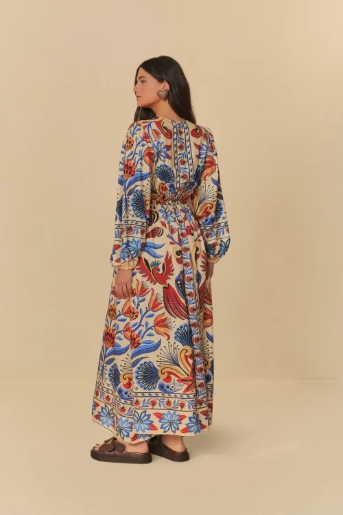 Vestido Longo Manga Sonho De Mar - Image 3