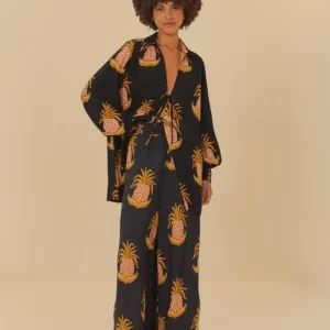 Calça Pantalona Amalfi Abacaxi