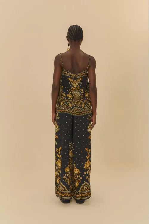 Calça Pantalona Estampada Flora Abacaxi - Image 4