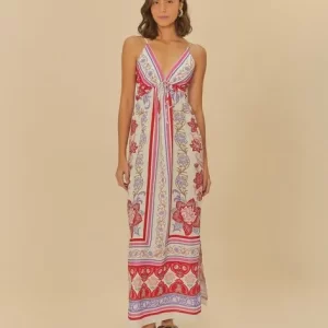 Vestido Longo Nós Estampado Lisboa