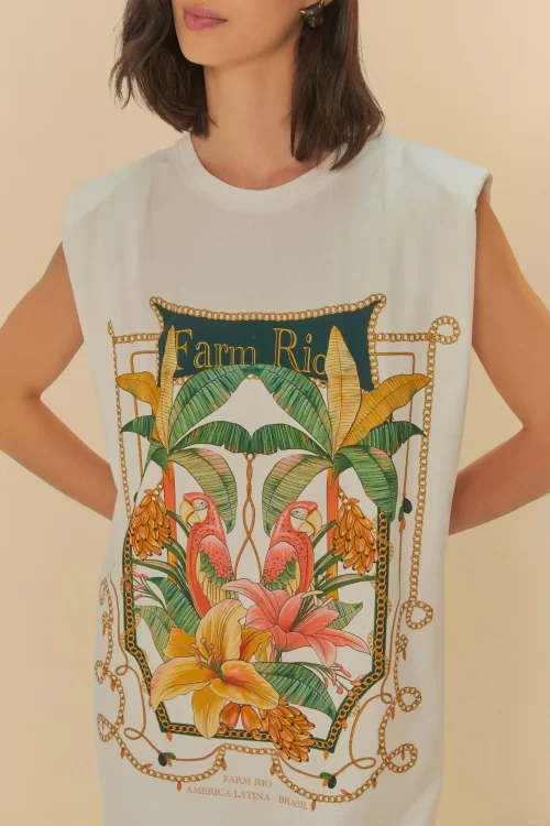 Vestido Curto Estampado Riqueza Tropical - Image 2