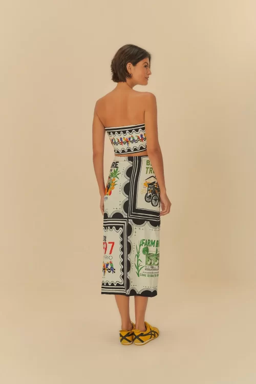 Saia Midi Estampado Nosso Lenço - Image 4