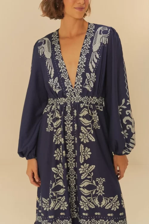 Vestido Cropped Estampado Relicário Tropical - Image 3