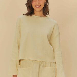 BLUSA MANGA LONGA TEXTURA
