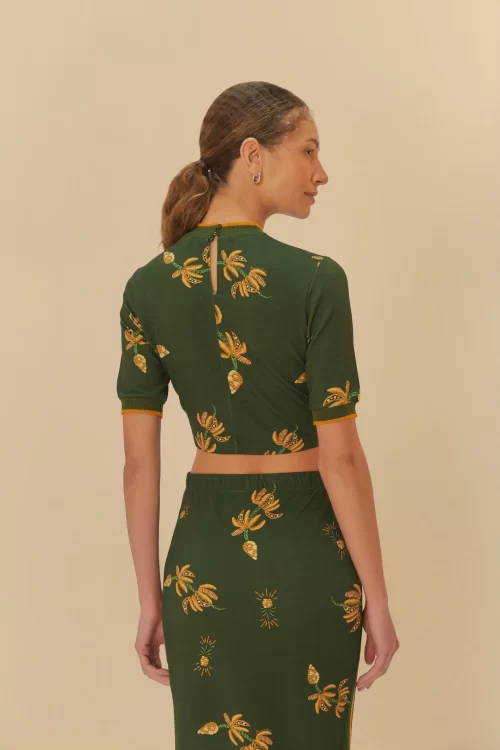 Blusa Retilínea Estampada Brilho De Banana - Image 3