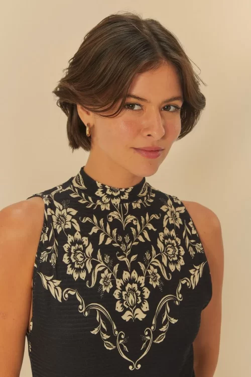 Vestido Midi Estampado Borbolina - Image 2