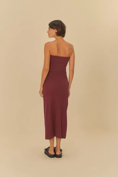 Vestido Sem Alça Pregas - Image 4