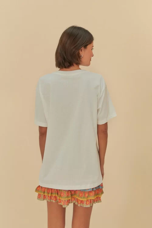 T-Shirt Média Estampada Corazon Tropical - Image 3