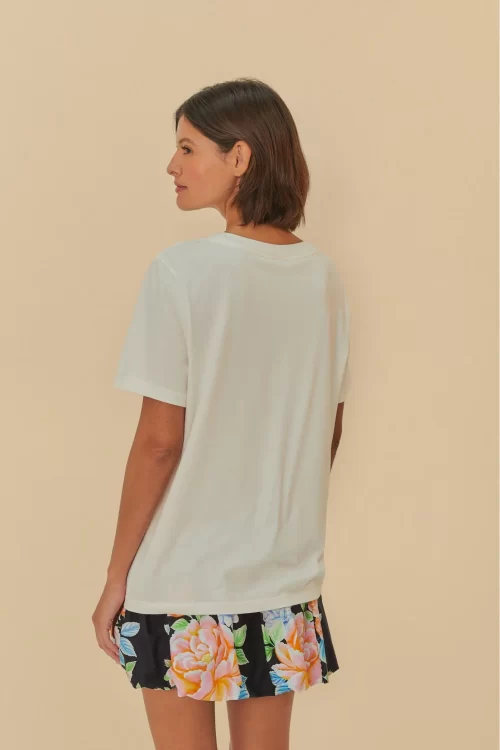 T-Shirt Fit Estampada Farm Rio Copacabana - Image 3