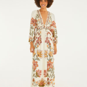 VESTIDO LONGO FLORAL JULIANA E