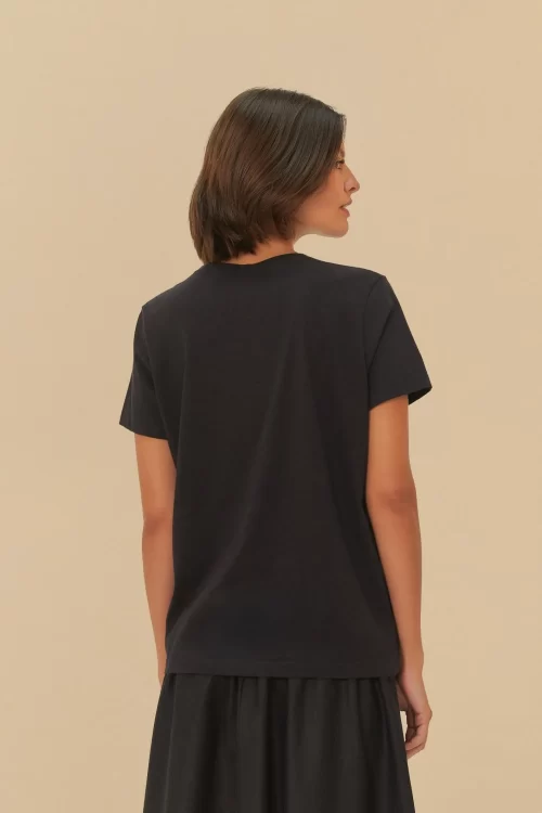 T-Shirt Fit Estampada Farm Rio Flores - Image 3