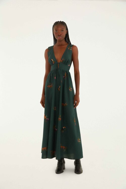 VESTIDO LONGO FLORESTINHA