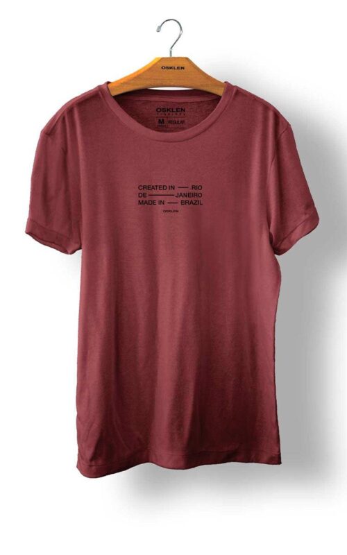 T Shirt Vintage Created In Rio - SLIM