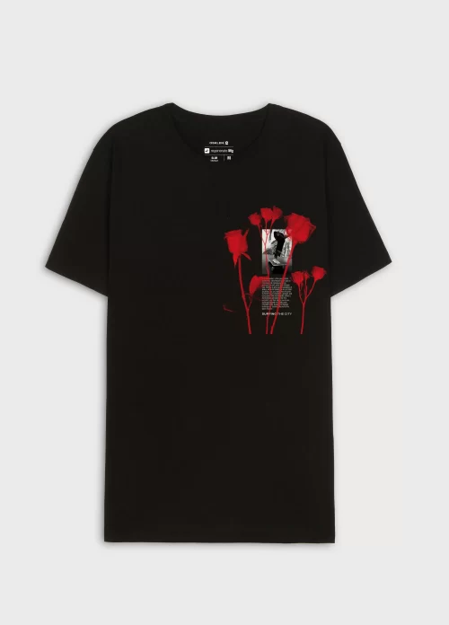 T-shirt Vintage City Rose