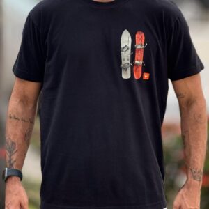 T Shirt Vintage Aspen - preto