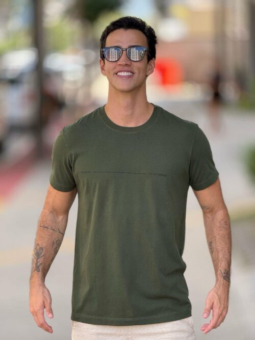 T Shirt Vintage We Are Nature - verde palmeira - Image 2