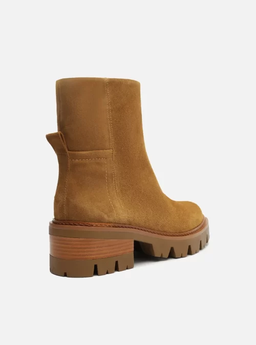 Bota Marrom Arezzo Acamurçada Cano Médio Tratorada - Image 3
