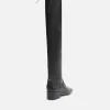 Bota Over The Knee Preta Bico Quadrado - Image 3