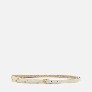 Cinto Off-White Couro Cintura Fino - arezzo