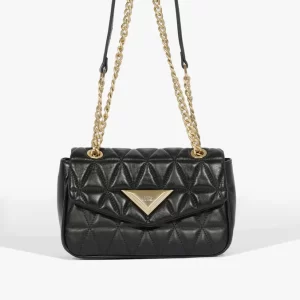 Bolsa Tiracolo Média 944 Couro Preta