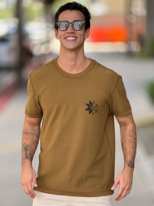 T Shirt Double Endless Winter  - morrom cedro - Image 4