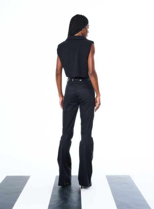 Calça Flare Couro Sintético - Image 3
