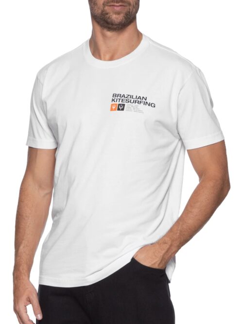 T Shirt Vintage Brazilian Kitesurfing - branco
