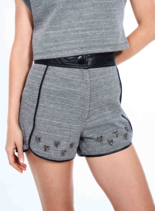 Short Open cinza